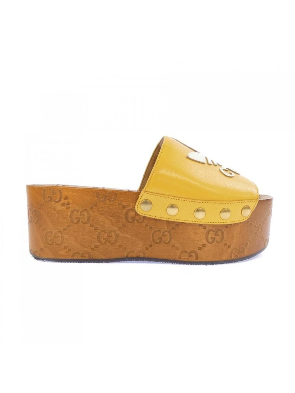 Gucci Adidas Sandals Brown - Picture 1 of 6